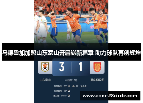 马德鲁加加盟山东泰山开启崭新篇章 助力球队再创辉煌 马德鲁加加盟山东泰山开启崭新篇章 助力球队再创辉煌